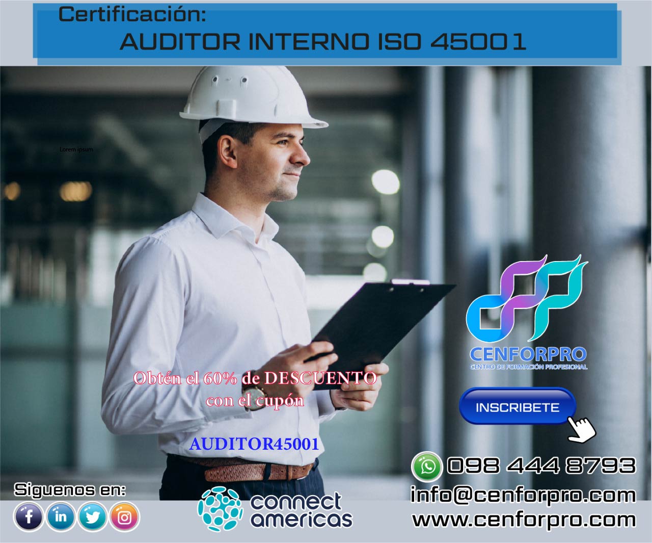 Auditor Interno ISO 45001